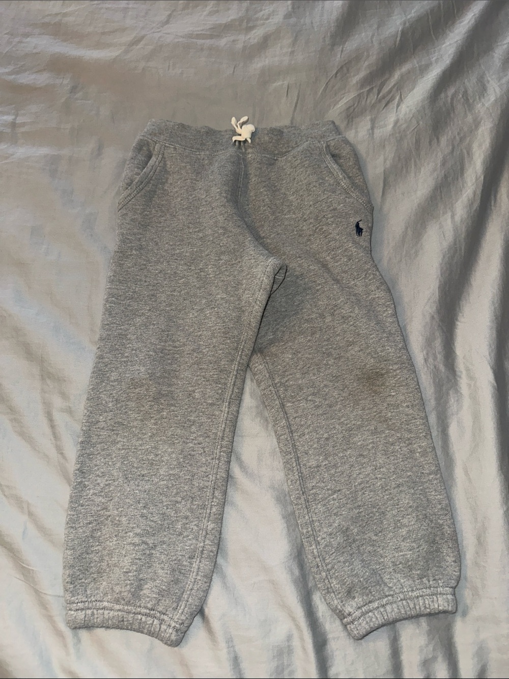Ralph Lauren Grey Kids Sweatpants - Cozy Fleece Joggers
